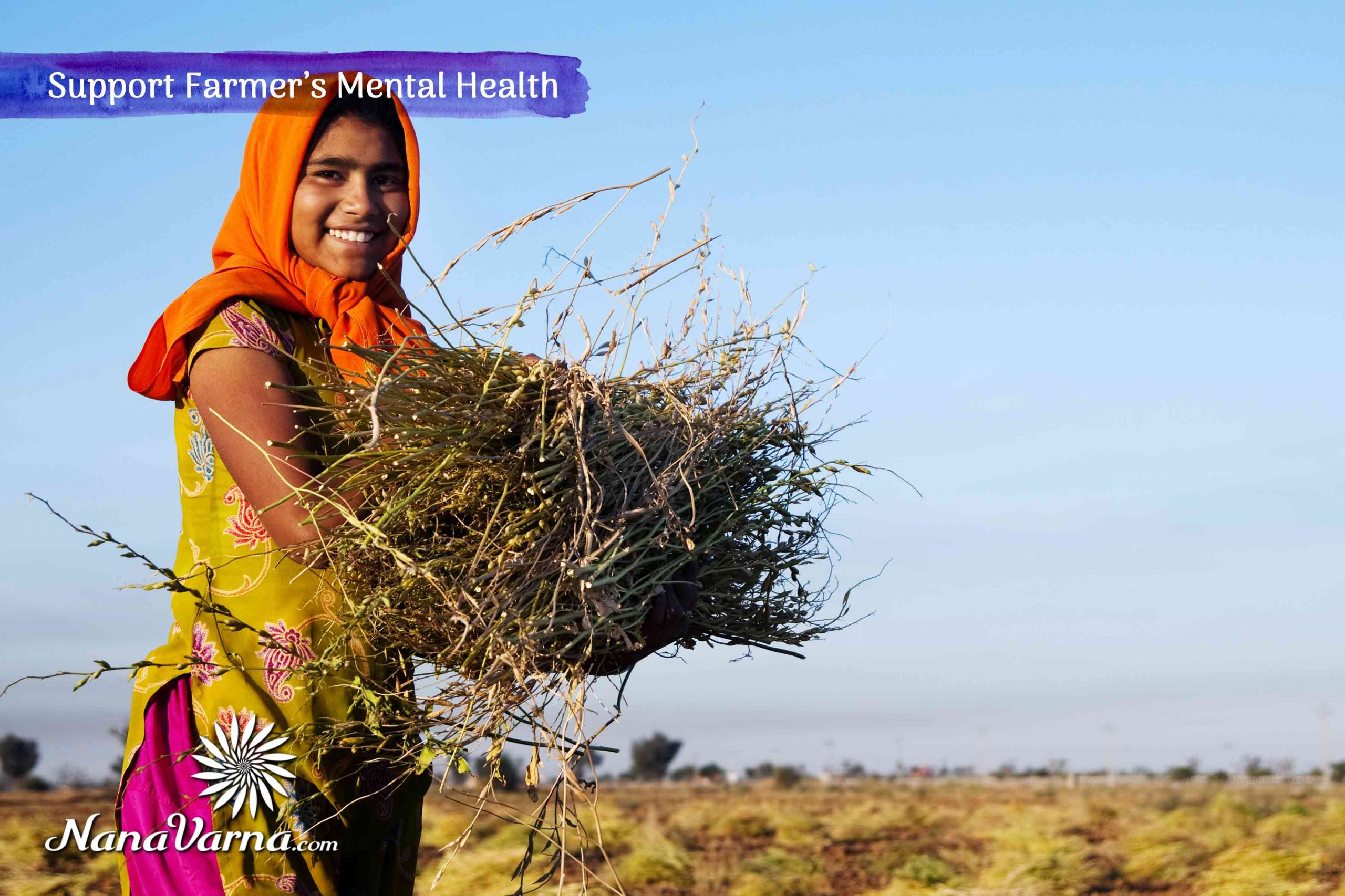 improve Indian agriculture farmers mental health
